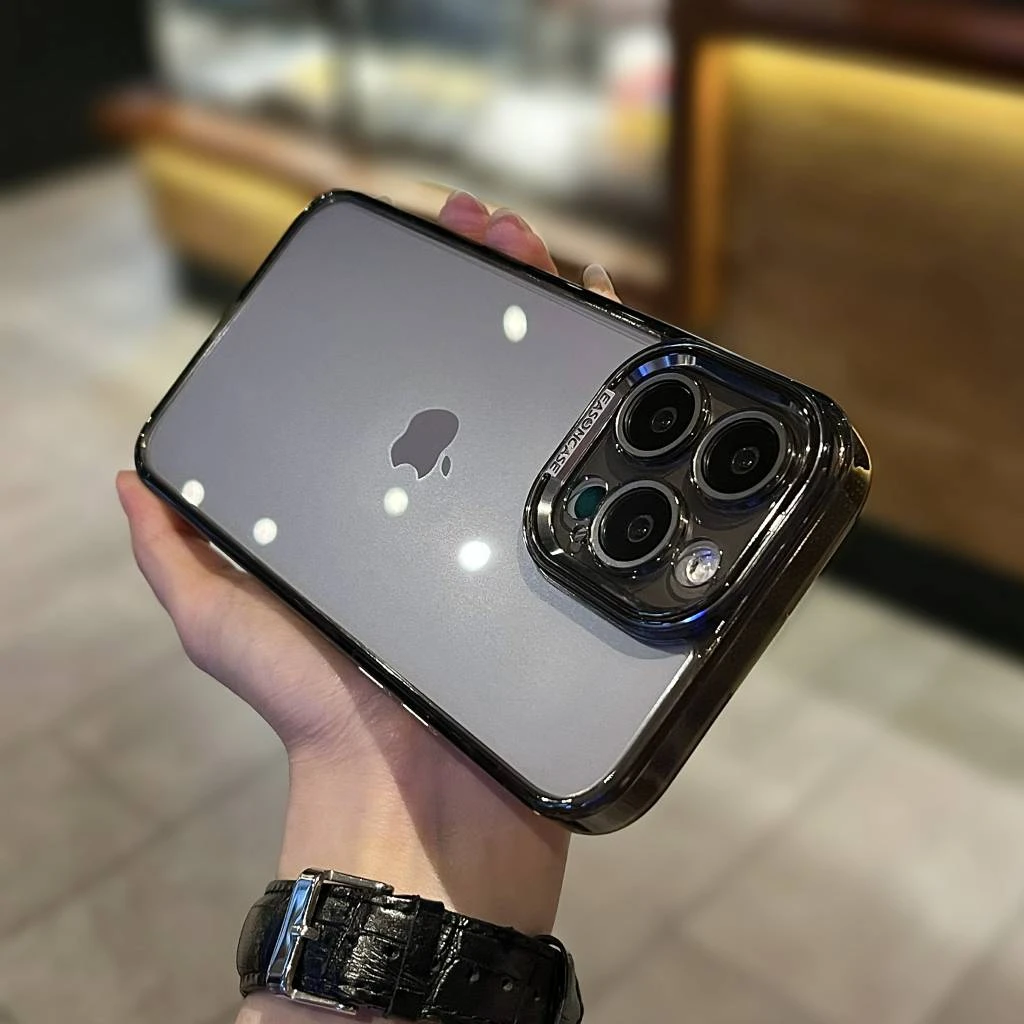 【简约高透壳】iPhone15promax壳自带镜头膜苹果14/手机壳16promax