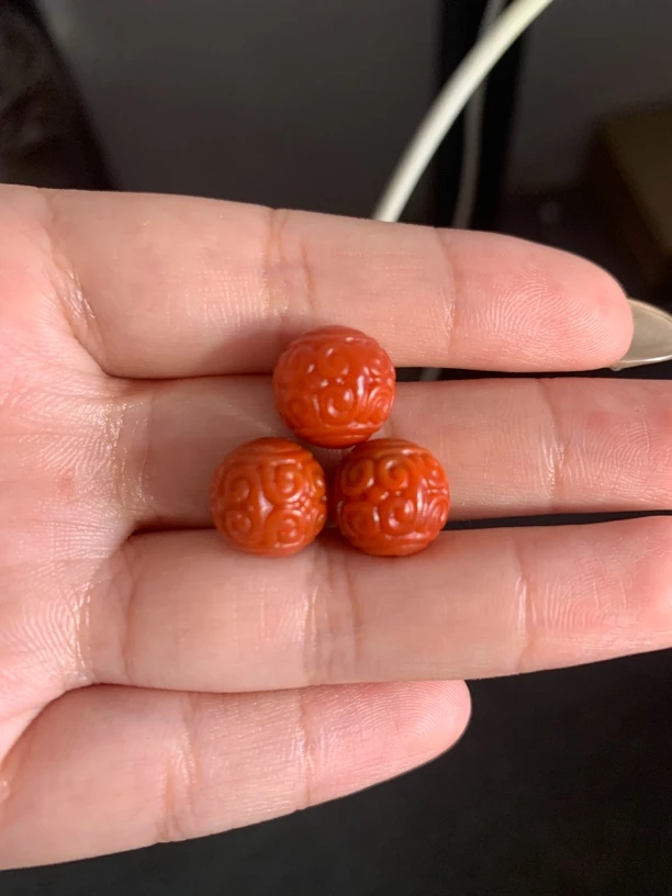 天然南红精工配饰