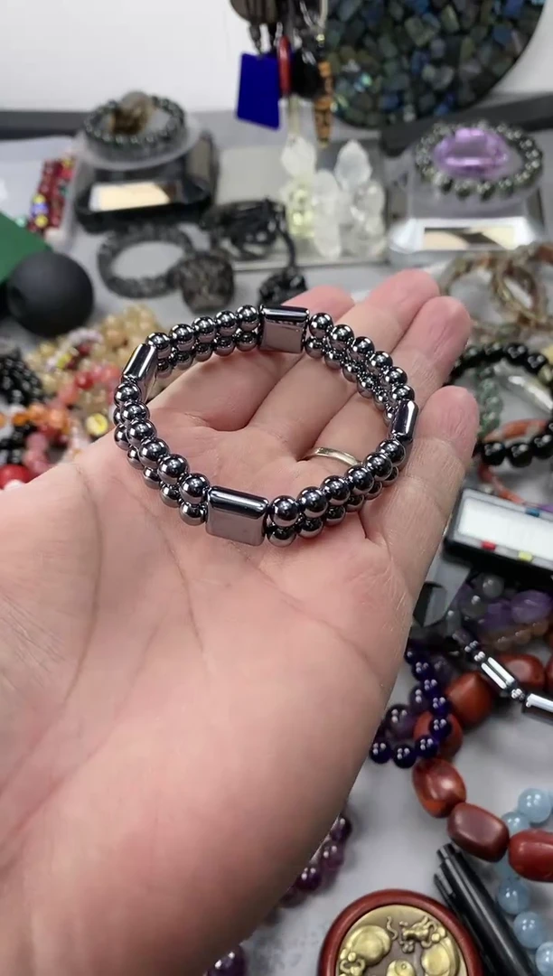 【闪购商品】水晶手链未镶嵌7-钛赫兹