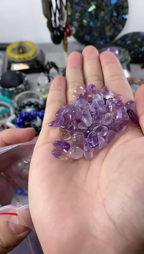 【闪购商品】水晶手链未镶嵌23-紫黄晶消磁石100克