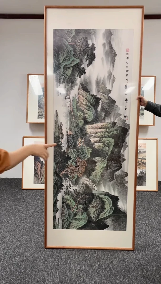 【闪购商品】绘画山水210*80@@曾松涛003