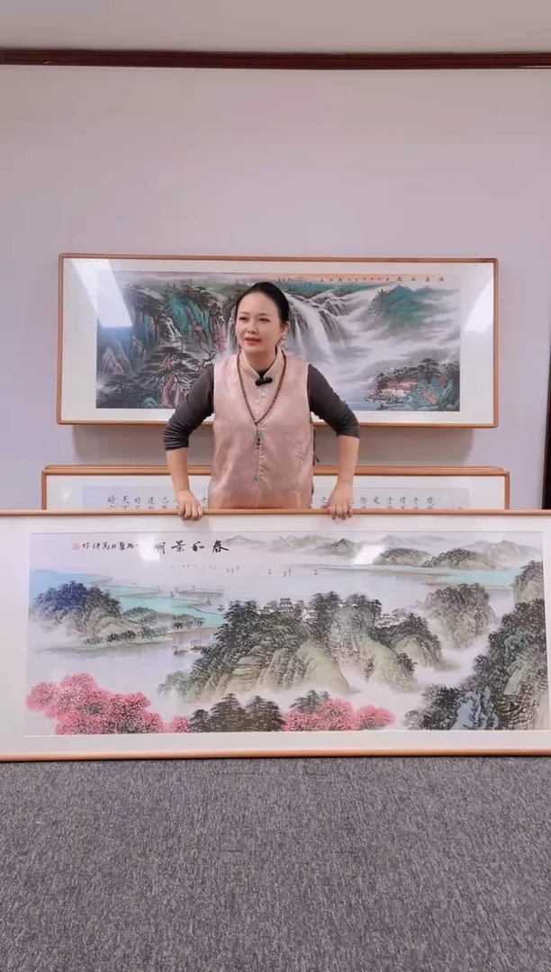 【闪购商品】绘画山水210*80@@陈万语008