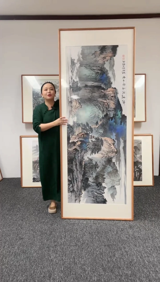 【闪购商品】绘画山水210*80@@陈万语008