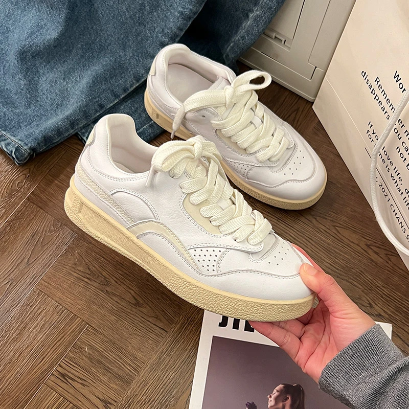 【LiG】德训鞋女鞋欧货新款小白鞋女款春季学生运动休闲ins板鞋