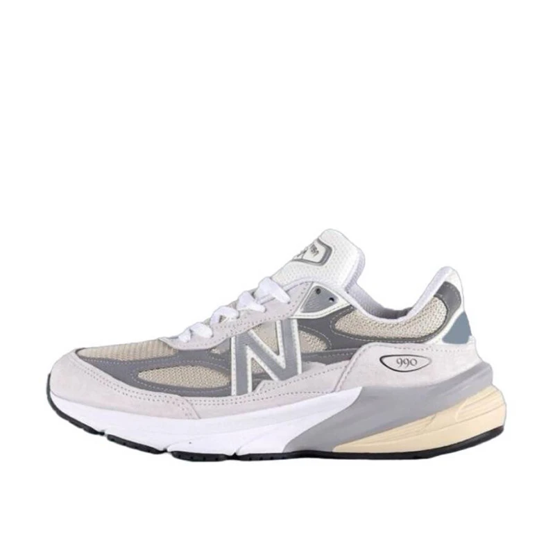活动 NEW BALANCE 美产NB990v6 白灰色低帮复古跑鞋 U990NC6