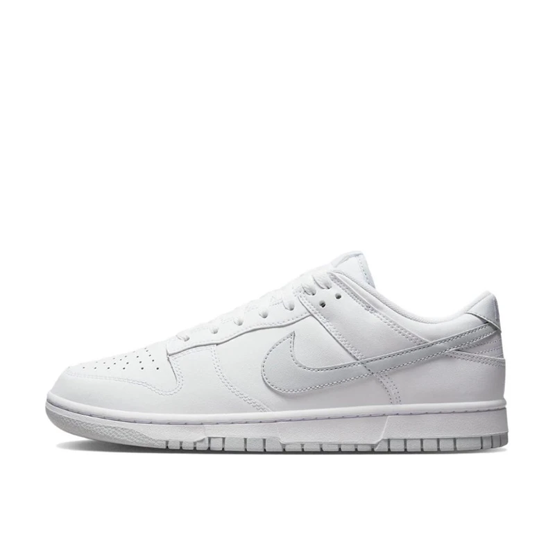 Nike Dunk Low 白灰 防滑减震耐磨 低帮滑板鞋 DV0831-101