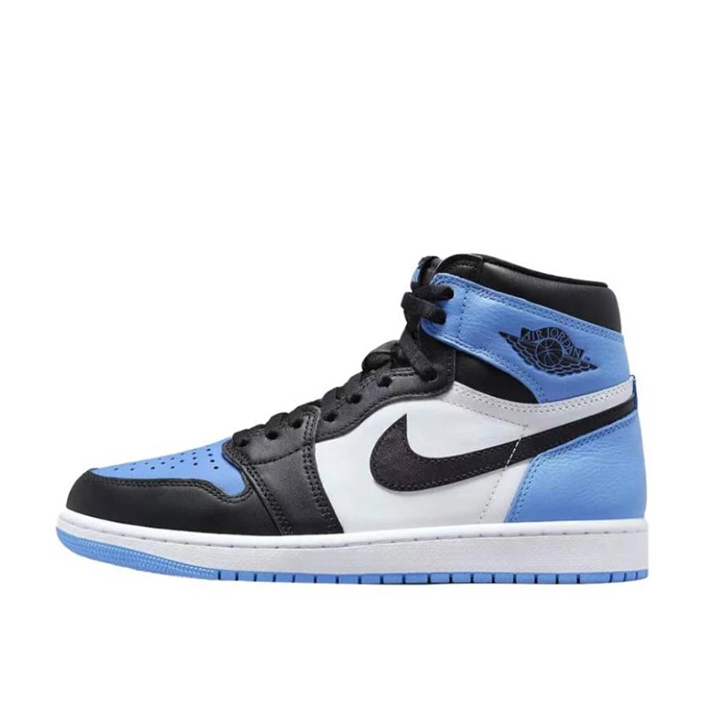 Air Jordan 1 AJ1北卡蓝 蓝白 高帮复古篮球鞋 FD1437 DZ5485-400