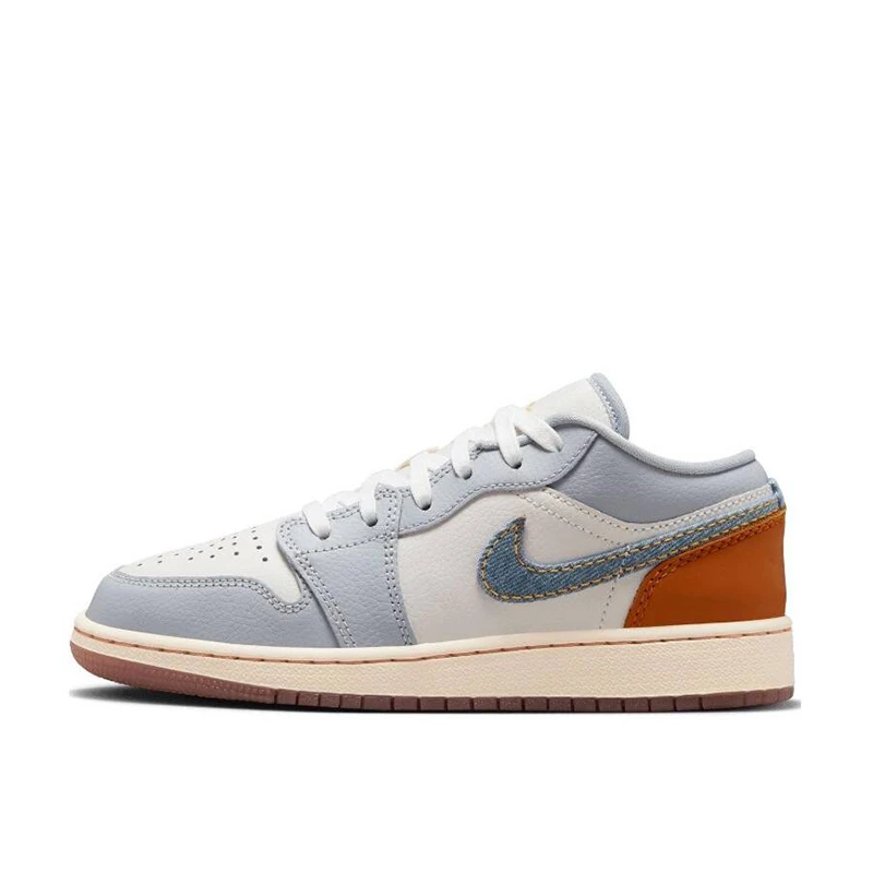 断码清货 Air Jordan 1 Low AJ1 米白蓝 低帮篮球鞋 FZ5046-041