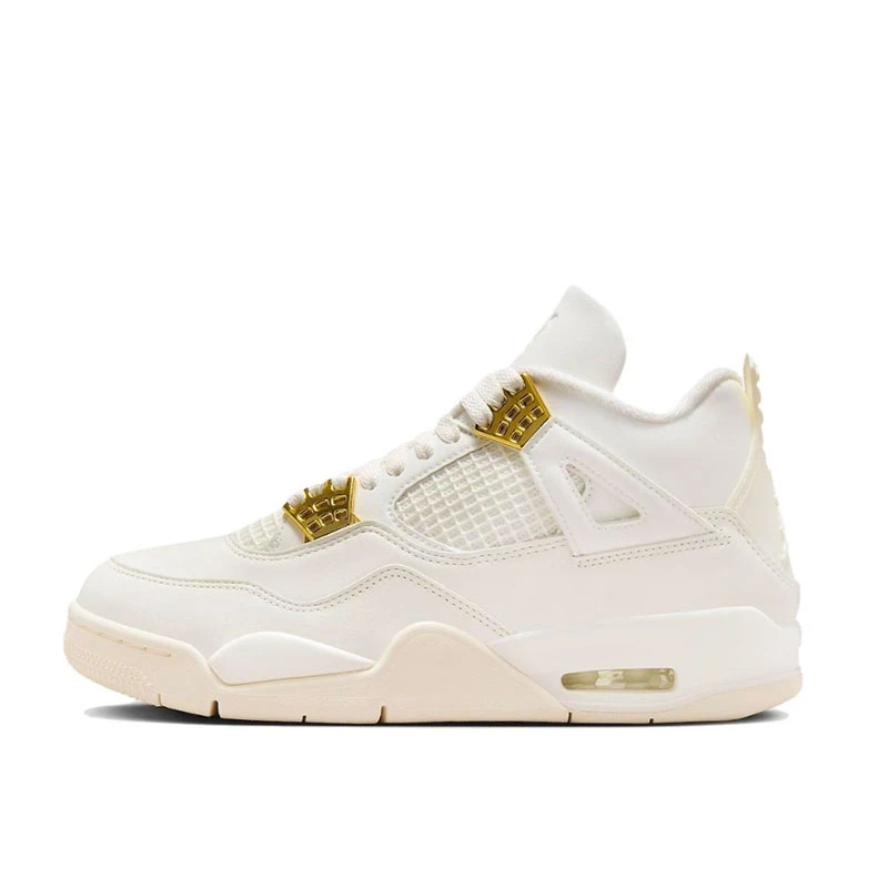 Air Jordan 4 Retro AJ4白金 中帮复古篮球鞋 AQ9129-170