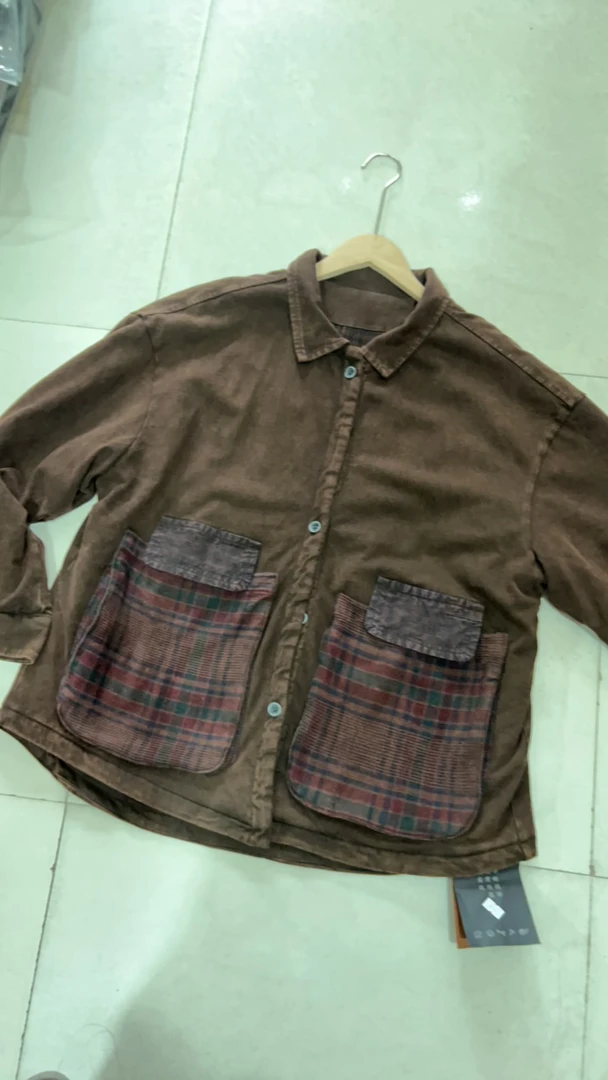 时尚炒色休闲棉服