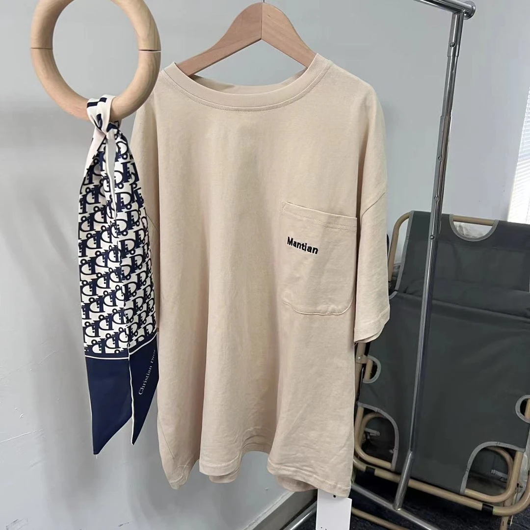 （亲子款）女童短袖百搭上衣洋气宽松新款夏款小衫韩版时尚休闲短袖