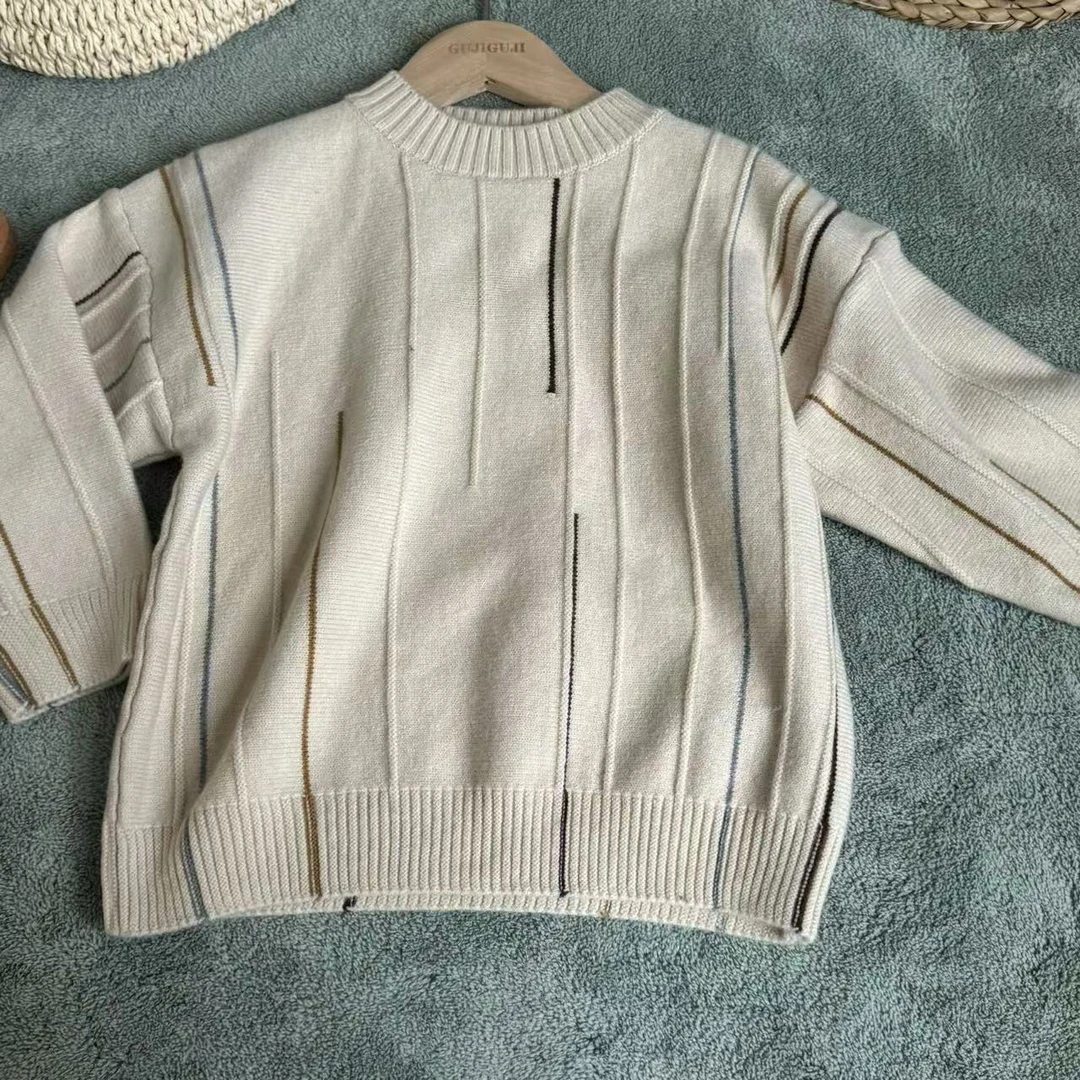 女童秋冬毛衣休闲针织女士洋气童时尚百搭保暖秋冬新款套头毛衣