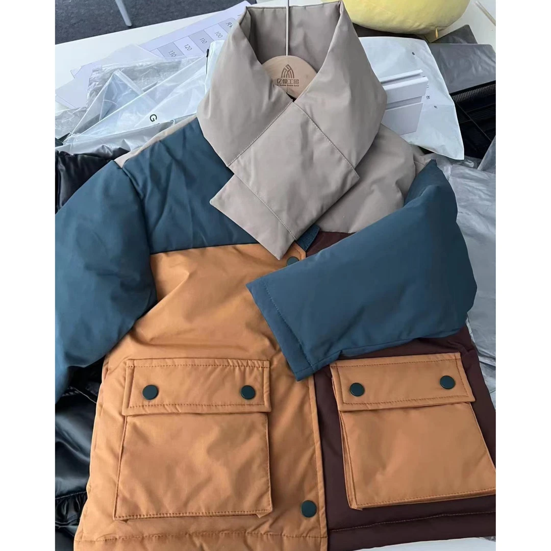 女童轻薄羽绒服短款新款童装儿童加厚保暖外套洋气宝宝秋冬装