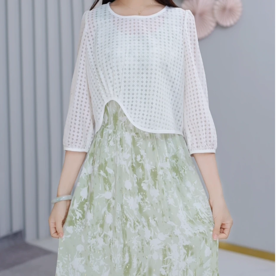 【杏相依衣橱】早秋新款 靓5513优雅端庄 时尚气质  女装连衣裙