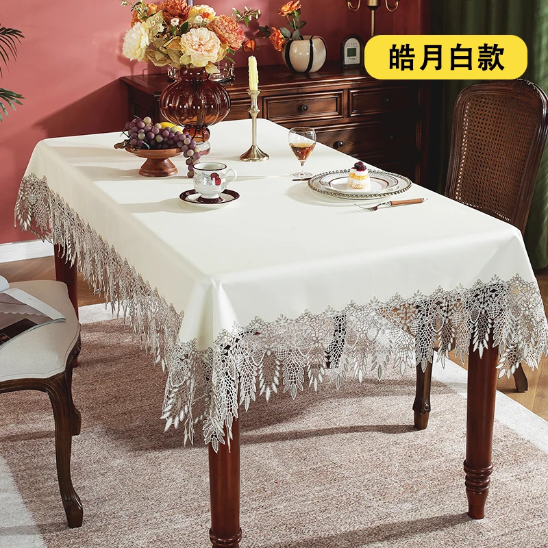 小羊皮桌布轻奢高级感免洗防水防油防烫高档皮革餐桌布长方形台布