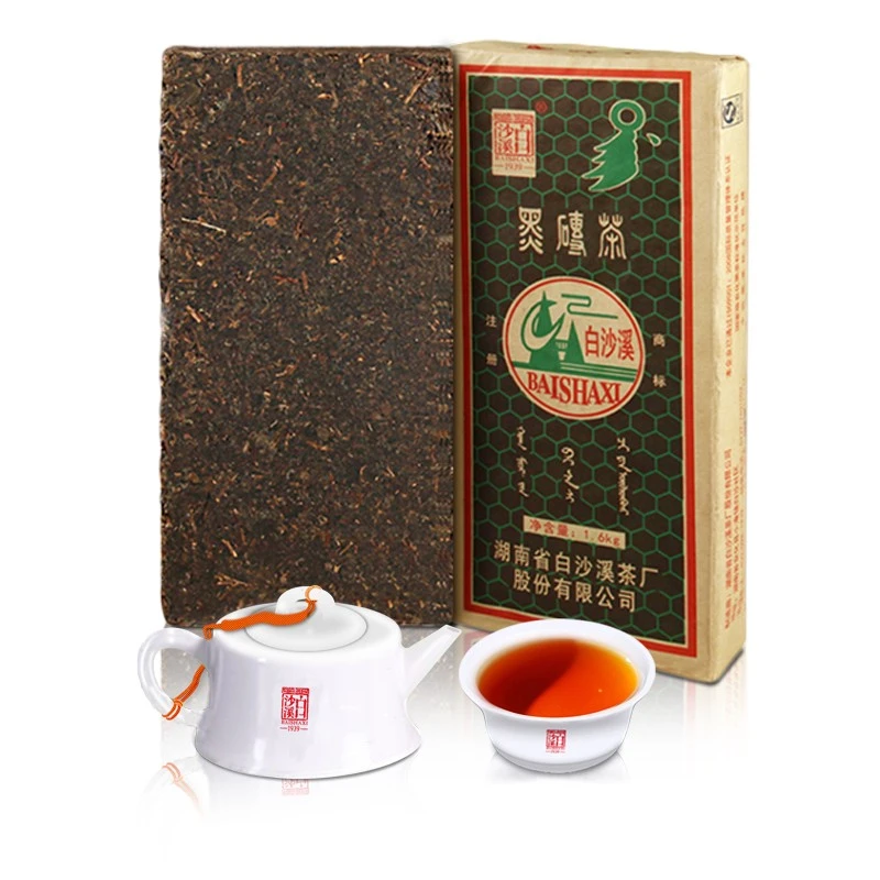 BAISHAXI/白沙溪安化白沙溪黑茶2014年黑砖1.6kg