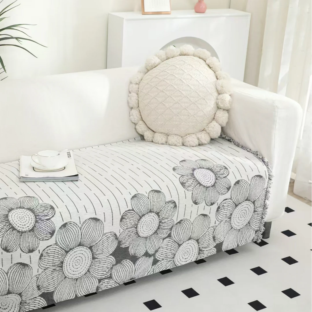 【未来】沙发巾 雪尼尔加汉麻 防滑