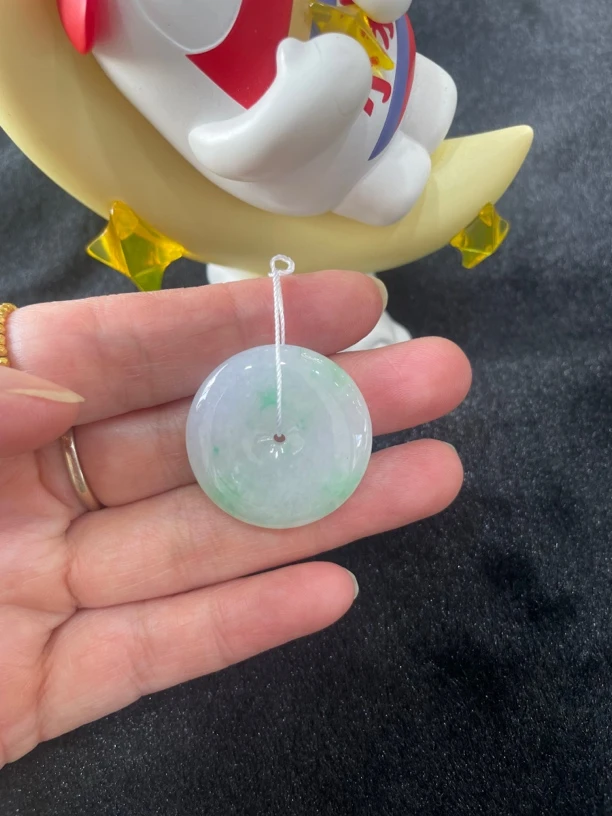 翡翠平安扣！平安喜乐！