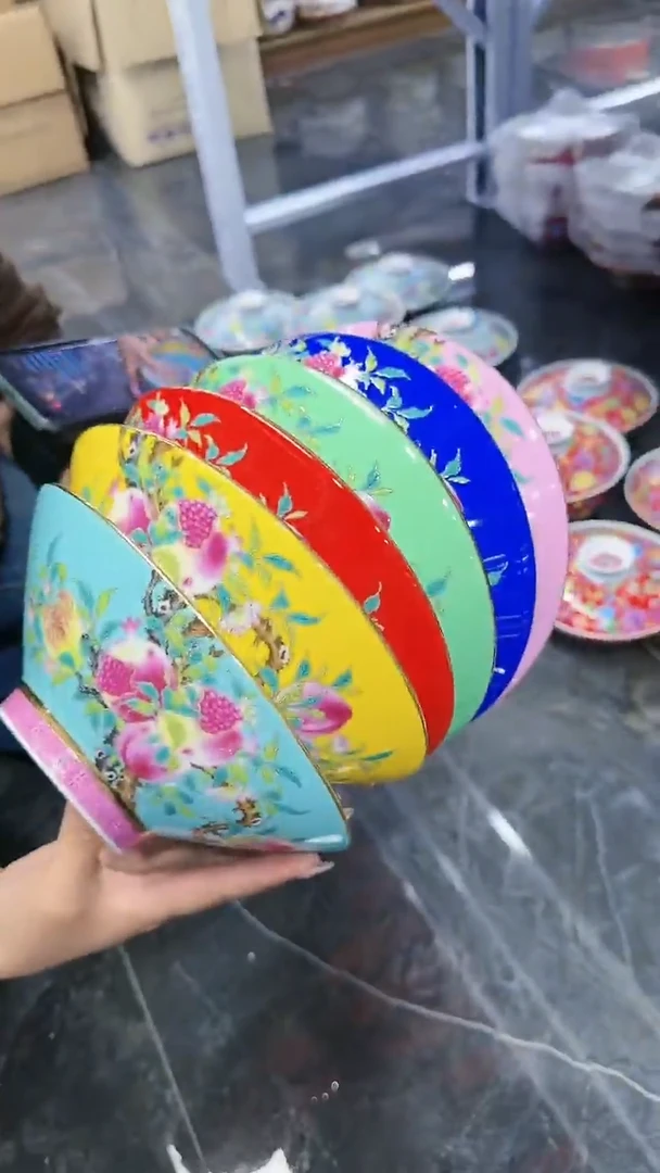 【闪购商品】瓷片8.5英寸窝盘6个景德镇陶瓷