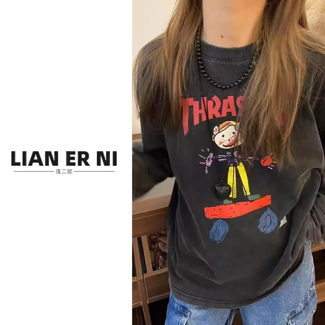 Ct13 白色高级可爱卫衣-衣长66