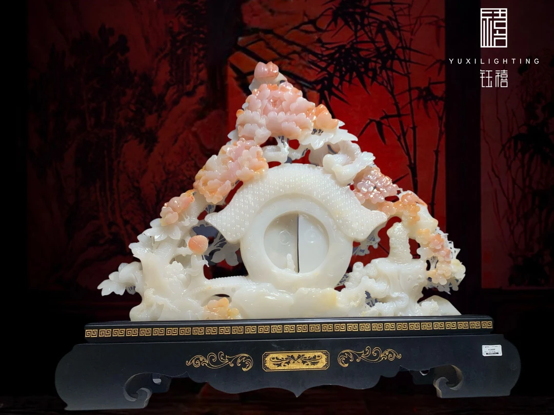 家居装饰山水手工雕刻摆件乔迁山水玄关办公室客厅摆件