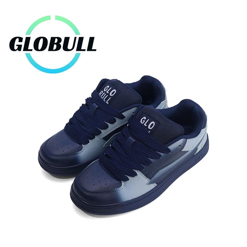 GLOBULL2025春季新款透气百搭休闲运动鞋厚底增高情侣款面包鞋