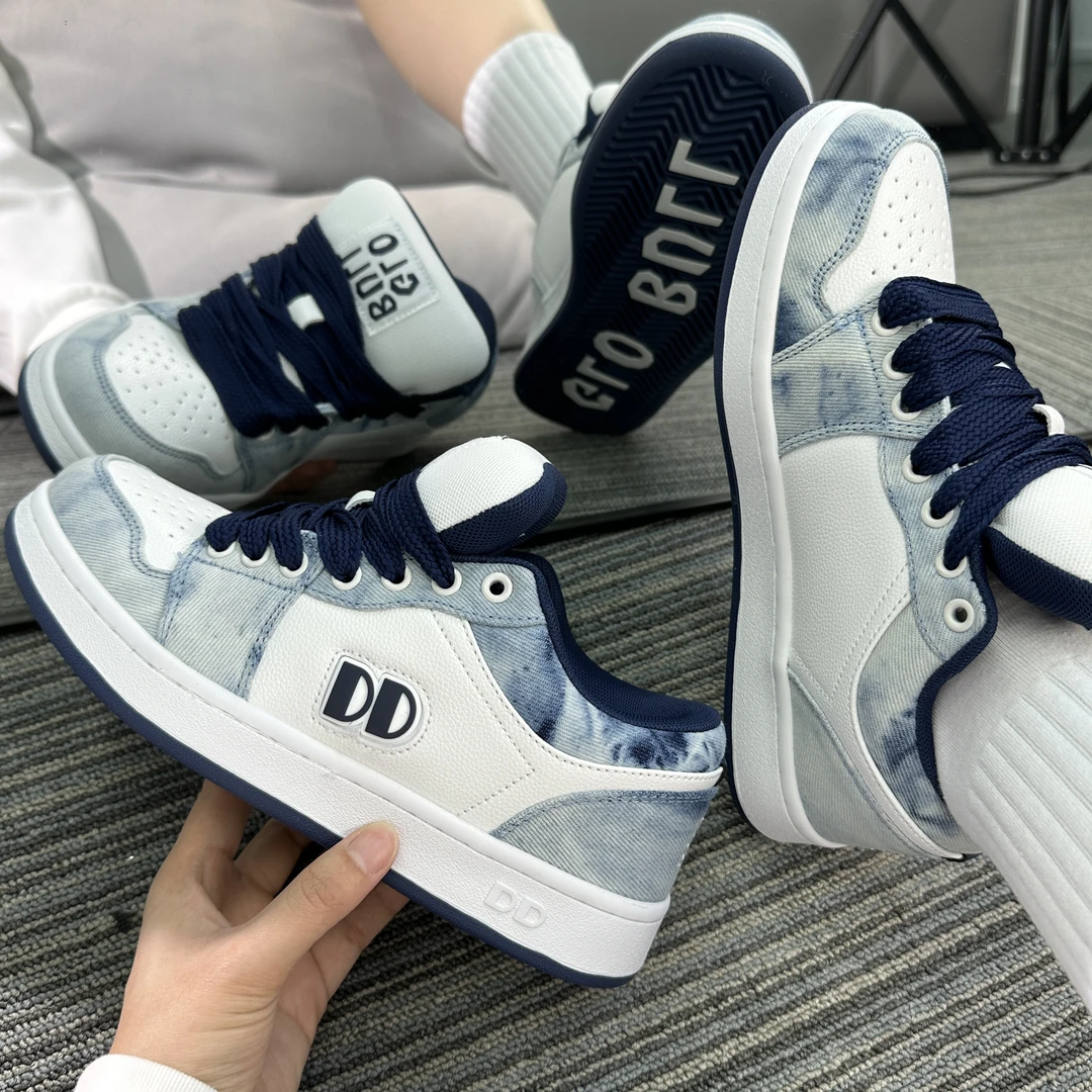 GLOBULL2024秋季透气新款休闲男鞋百搭情侣面包鞋厚底潮流女鞋