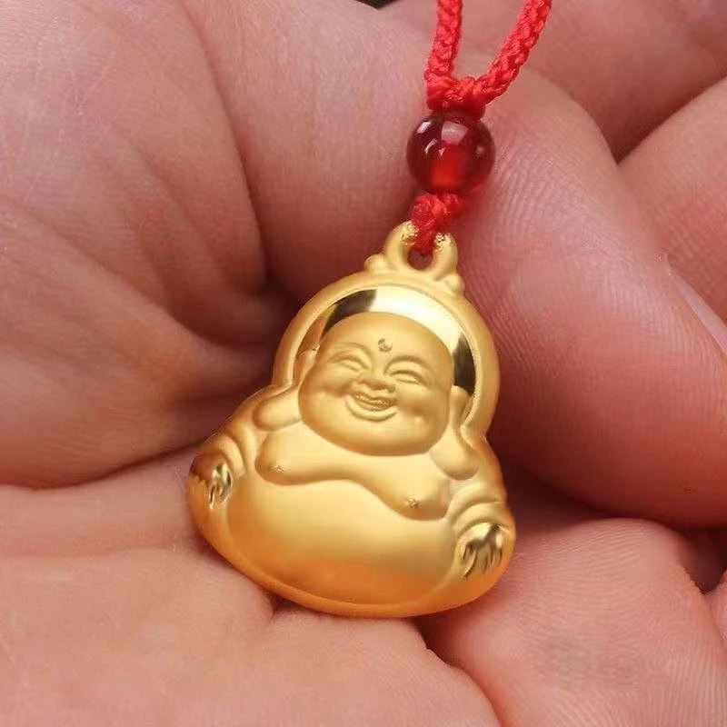 红绳弥勒佛吊坠
