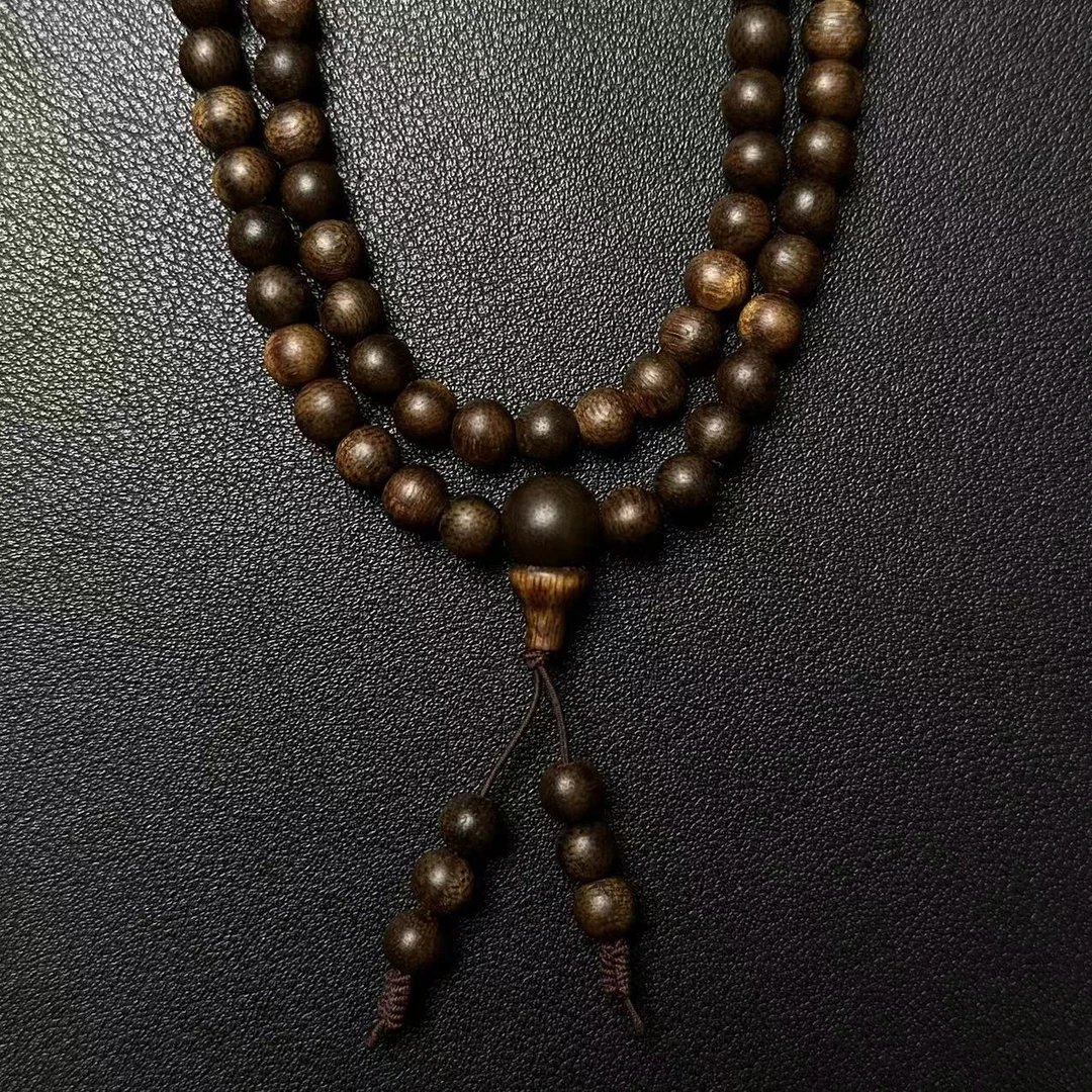 【优】Z030海南沉水沉香0.6多圈圆珠手串