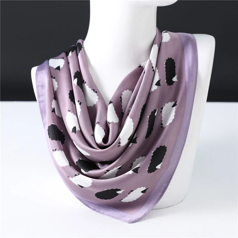 70*70cm多色可选新款女士靓丽大方巾丝巾春夏韩版女士方巾领巾X5