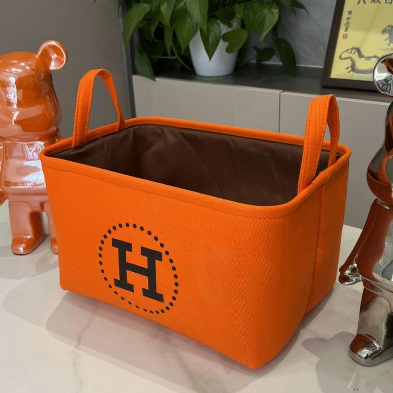 收纳筐【爱马仕橙】小H衣柜袜子可折叠筐袋储物箱可水洗宿舍收纳