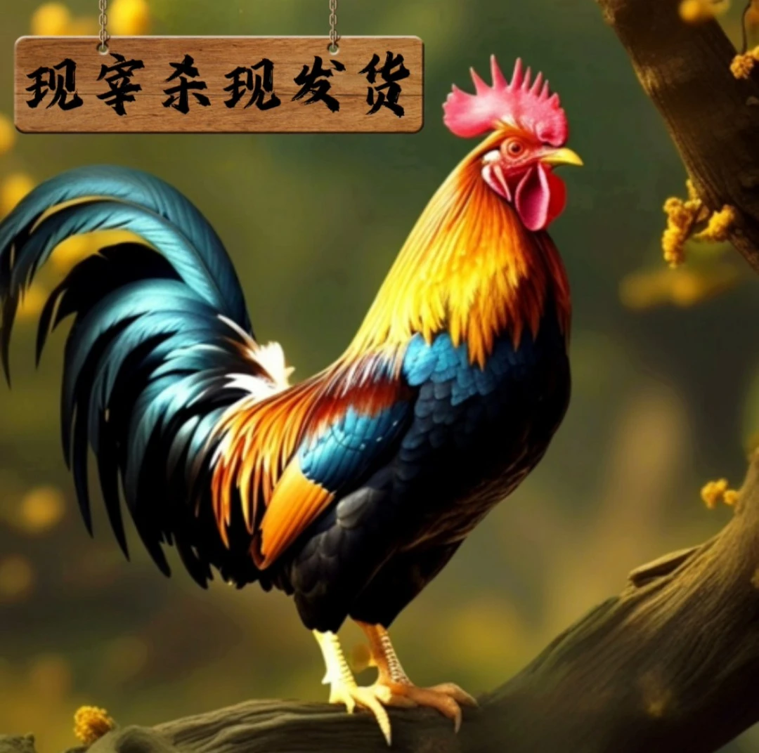 正宗黄脚散养大公鸡 两只6.5斤以上