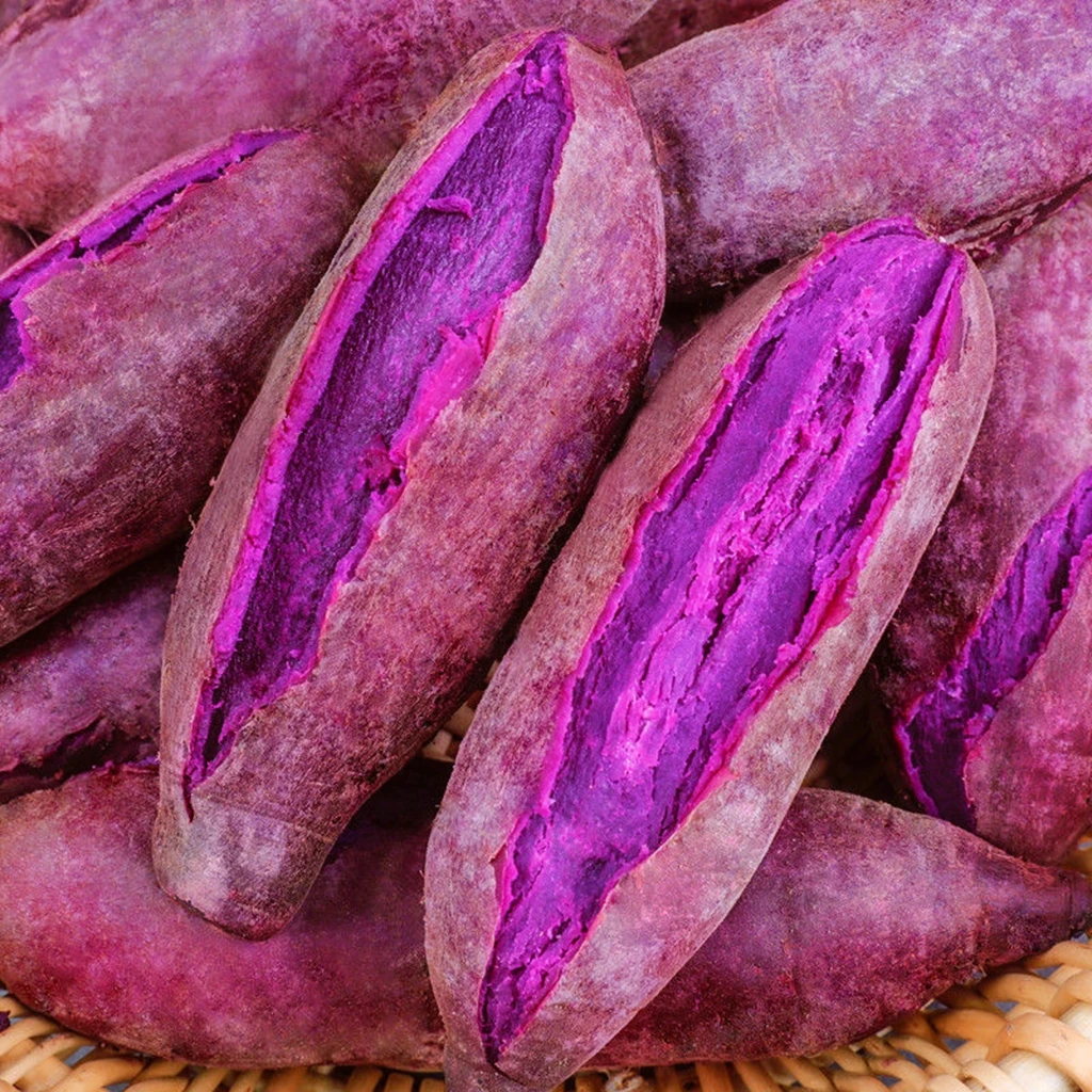 【软糯香甜】正宗沙地紫薯紫罗兰紫香薯板栗红薯地瓜紫心薯5斤装