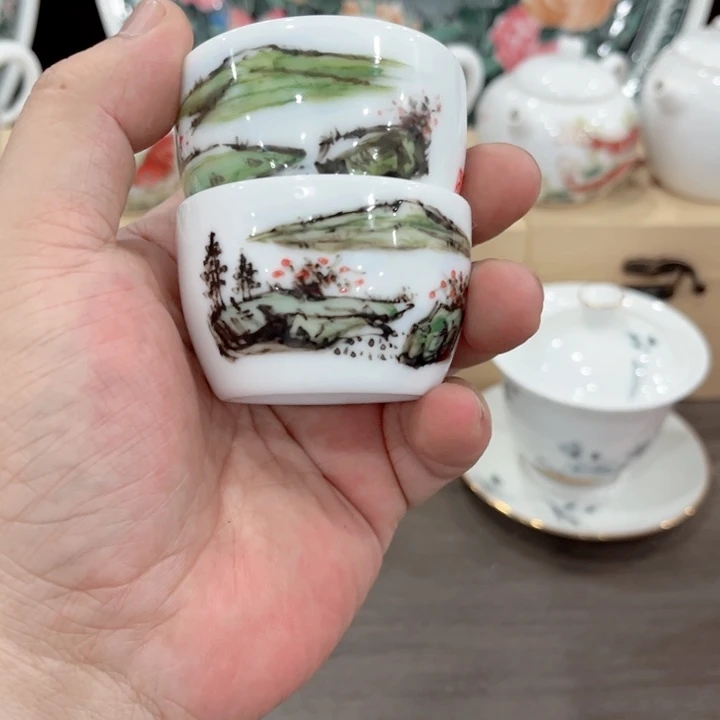 杯釉下五彩瓷器的制作