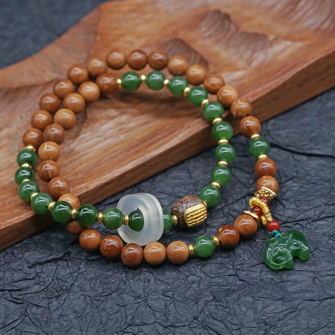 非金属手链 【潭柘】气象万千 时尚双圈手链