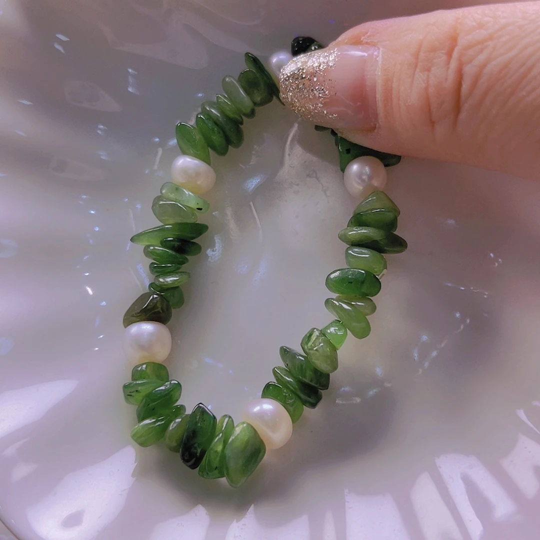 淡水珍珠手绳合金