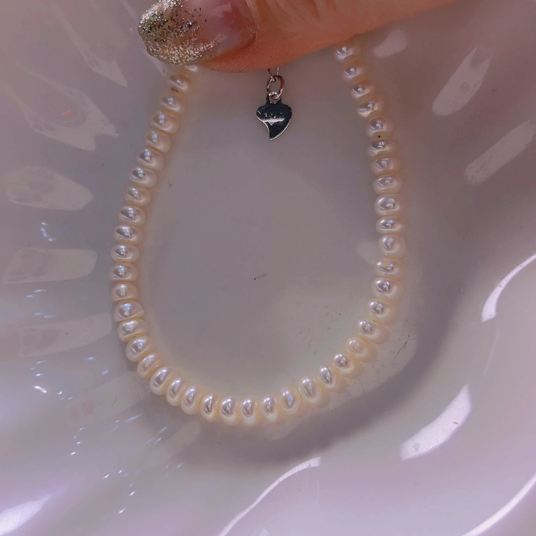 淡水珍珠手绳合金