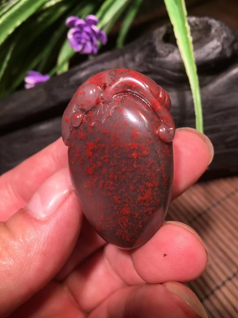 梅花雨、仿古貔貅4.6~1.5~3cm稀有小矿料