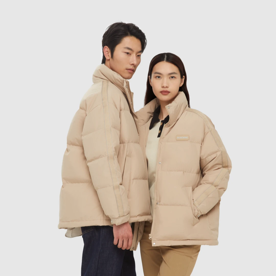 波司登冬季时尚运动宽松情侣款户外休闲百搭短款保暖羽绒服外套