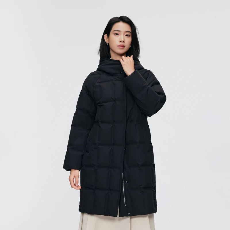 【波司登】冬季经典商务时尚精致休闲保暖羽绒服女款通勤轻便外套