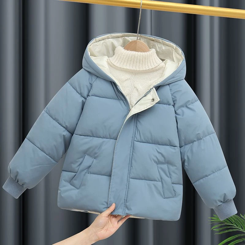 巴拉拉吧秋冬加厚儿童羽绒服棉服洋气保暖外套中小童韩版棉袄II