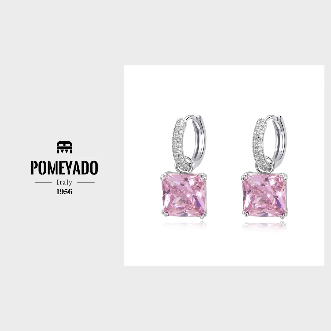 铜合金合成锆石耳饰 C0013☆POMEYADO〖心语冰糖〗简约耳环