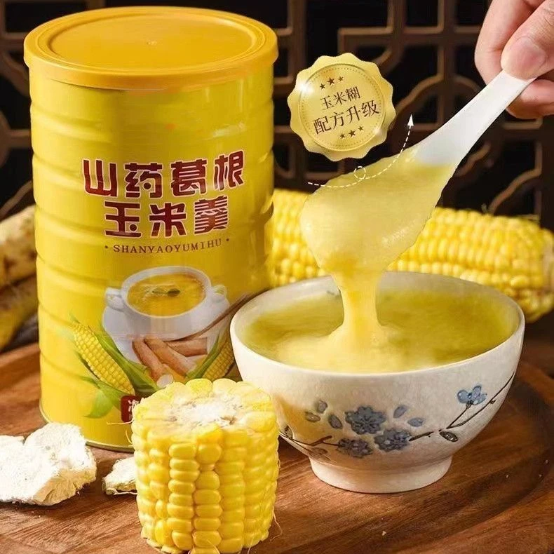 山药葛根玉米羹500g大罐装早餐充饥冲泡即食天然山药粉玉米粉健康