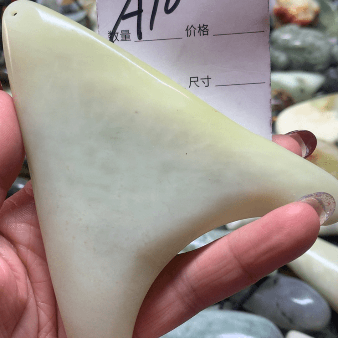 【闪购商品】蛇纹石玉手把我未镶嵌