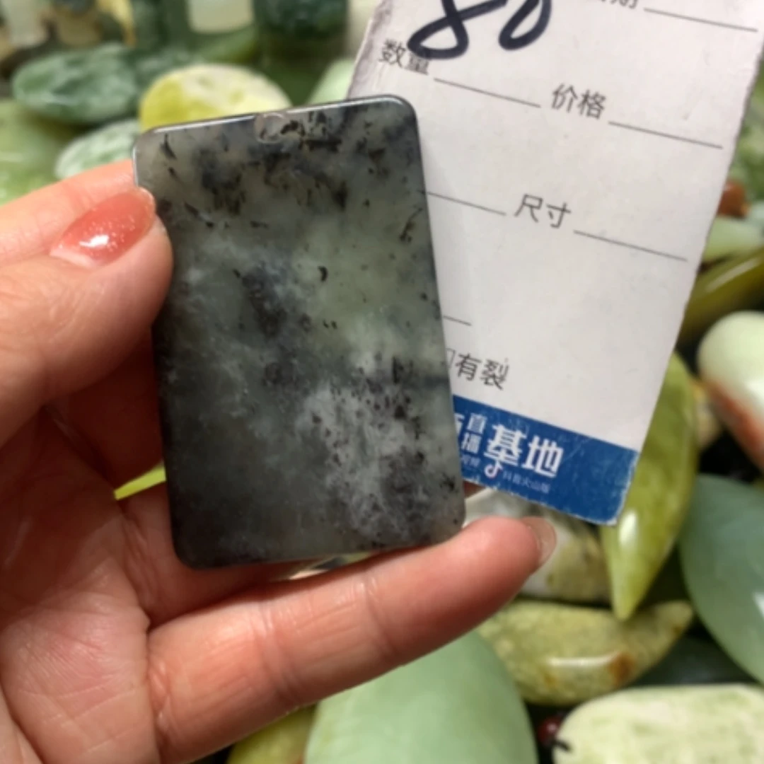 【闪购商品】蛇纹石玉手把件未镶嵌