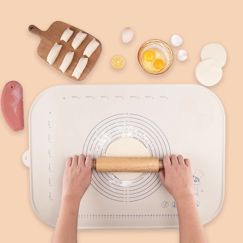 食品级揉面垫加厚硅胶包饺子面垫面板和面垫子家用案板擀面塑料板