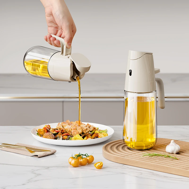 喷油壶喷油瓶玻璃油壶家用厨房不挂油雾化油喷壶油瓶酱油醋调料瓶