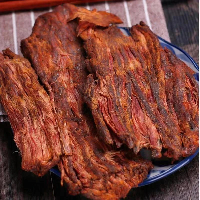 云南德宏正宗傣味 小锤手撕牛肉干巴 麻辣干巴香茅草干巴油淋干巴