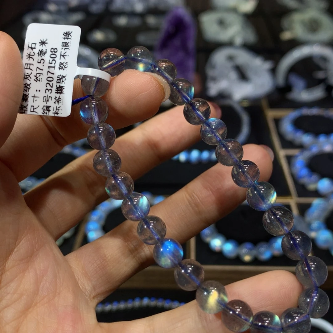 【闪购商品】拉长石手串7.5未镶嵌