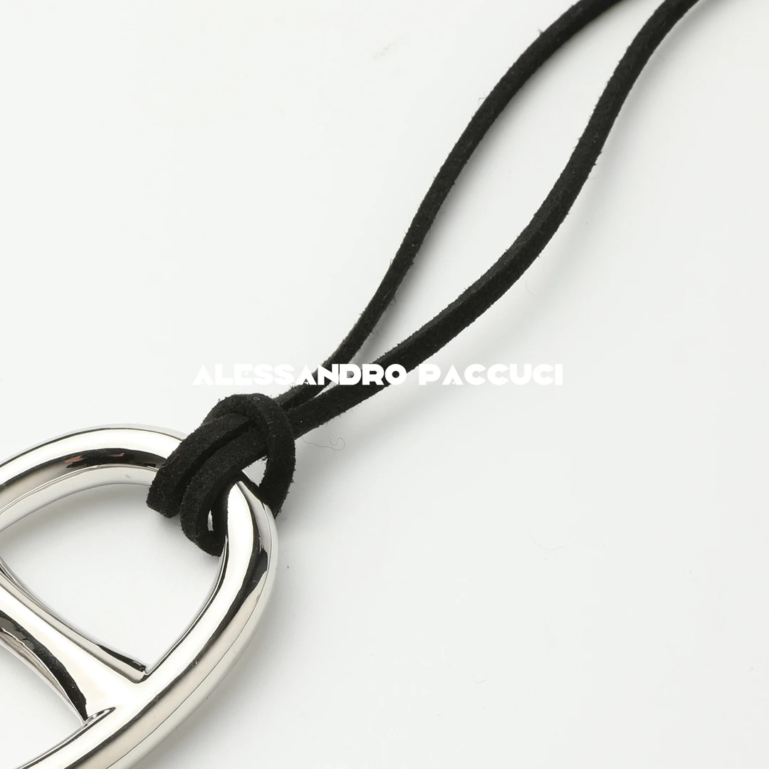 铜项链 AP洛哥51007EX银色猪鼻子时尚百搭简约个性可调节项链